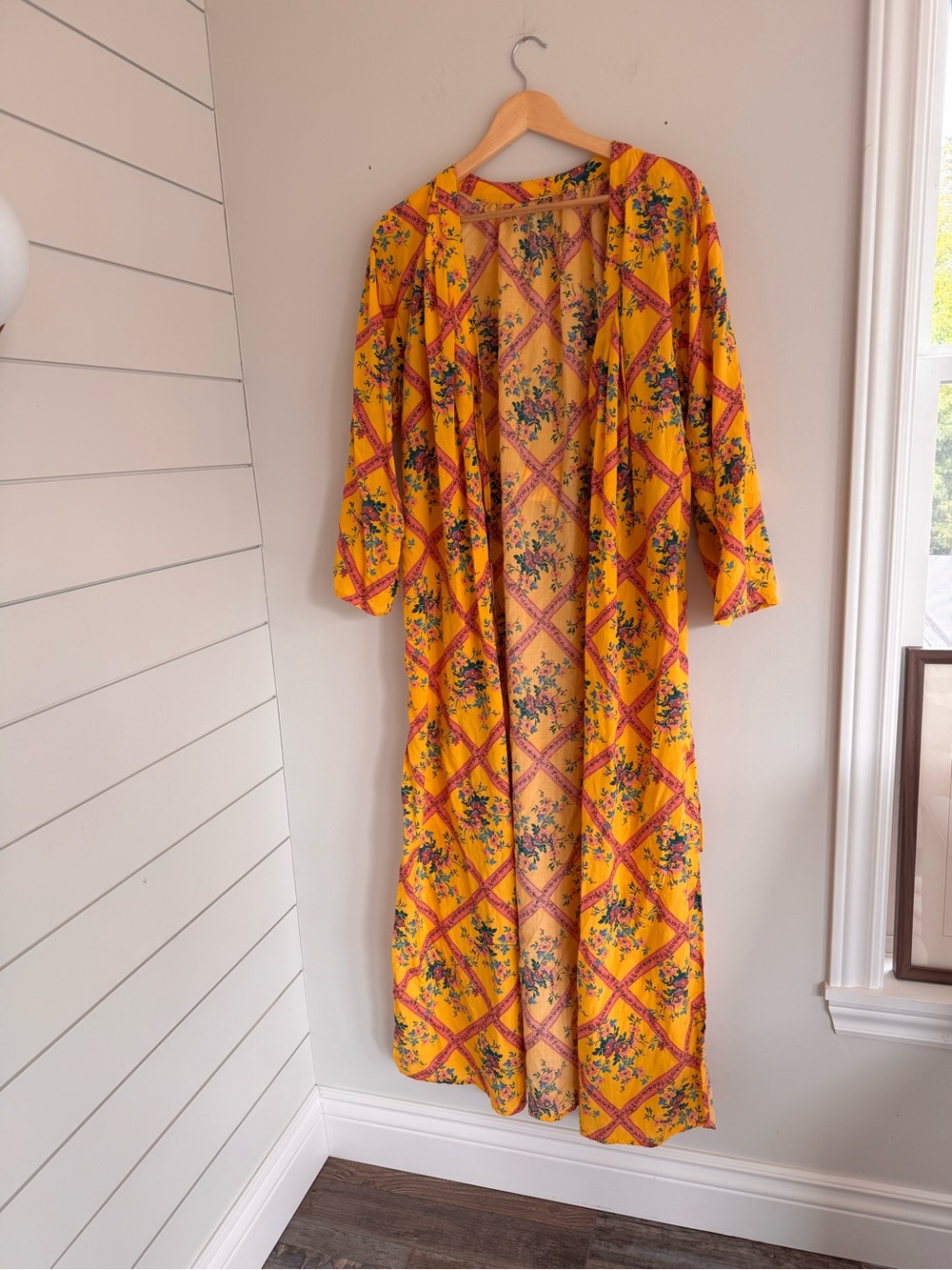 Free People Yellow Floral Robe - Picture 4 of 9